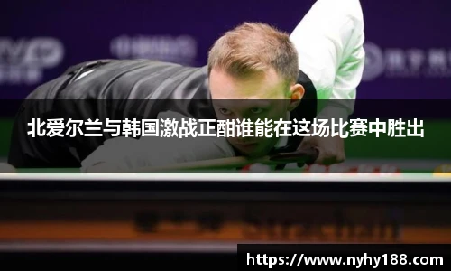 北爱尔兰与韩国激战正酣谁能在这场比赛中胜出
